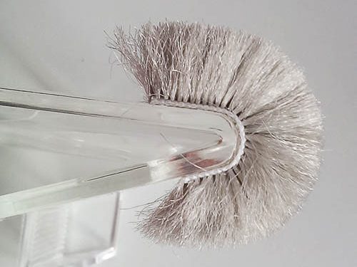 Bürstendichtung über Rundung